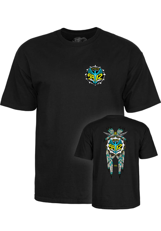 POWELL-PERALTA - STEVE SALZ TOTEM TEE - BLACK