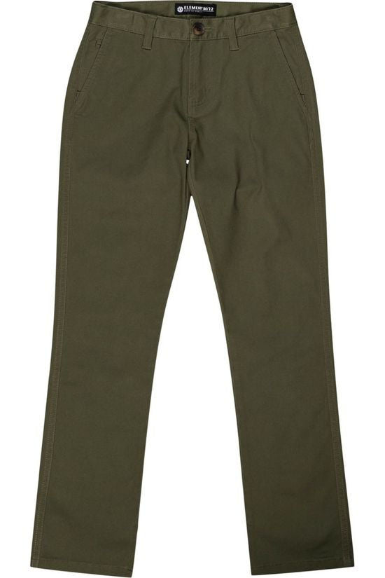 ELEMENT - HOWLAND CLASSIC CHINO YOUTH - GREEN