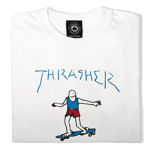 THRASHER - GONZ LOGO TEE - WHITE
