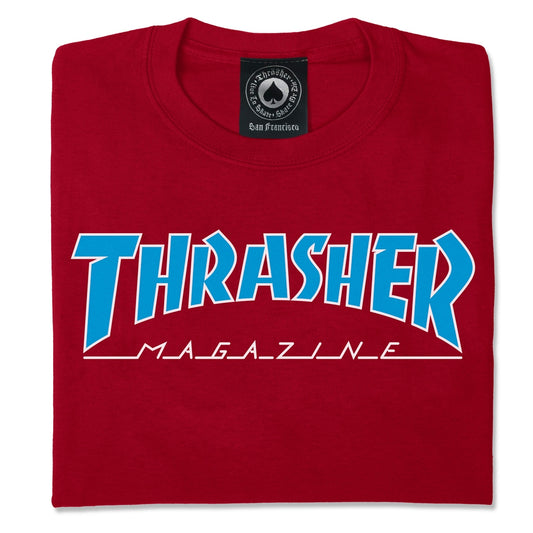 THRASHER - OUTLINED TEE - CARDINAL