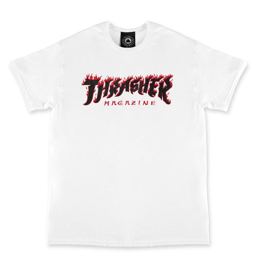 THRASHER - POSSESSED LOGO S/S TEE - WHITE