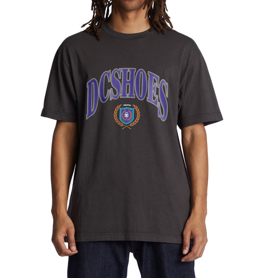 DC - UPPER CLASS TEE - BLACK ENZYME WASH