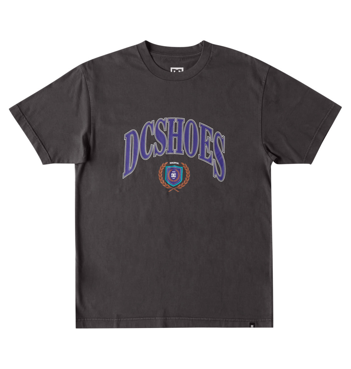 DC - UPPER CLASS TEE - BLACK ENZYME WASH