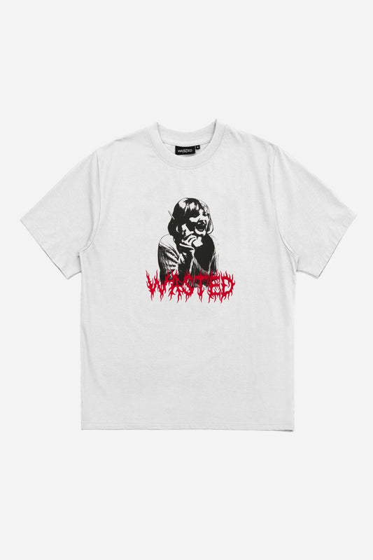 WASTED PARIS - WM SCARY TEE - WHITE