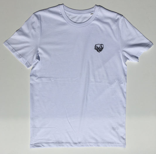 MARCEL - SHOP LOGO TEE - WHITE/BLACK